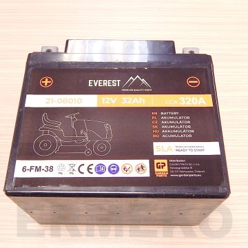 Acumulator gel (AGM) EVEREST BATTERY 12V - 32AH - 320A - / +/-