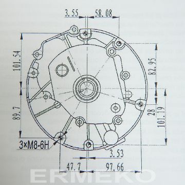MOTOR ZONGSHEN XP200A 196cc 6,5CP