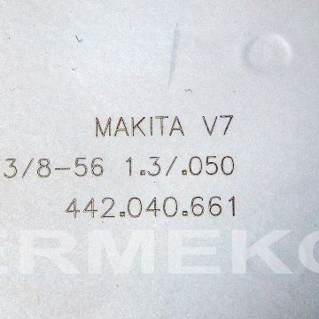 Sina (lama) 40cm - 3/8" - 1.3mm - 56 eclise - motoferastrau MAKITA EA3500F, EA3500S, EA3501S, EA3500F, EA3600F, UC4050A, UC4051A