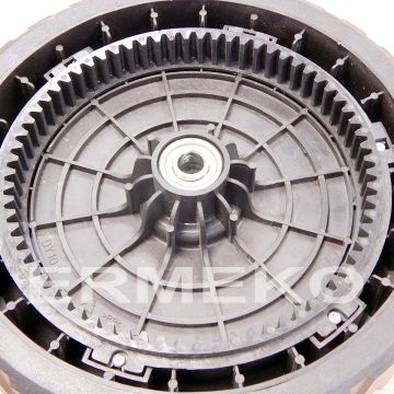 Roata stanga (spate) 10,50" masina tuns gazon HECHT 551SX, HECHT 546SX, HECHT 543, HECHT 547SHW
