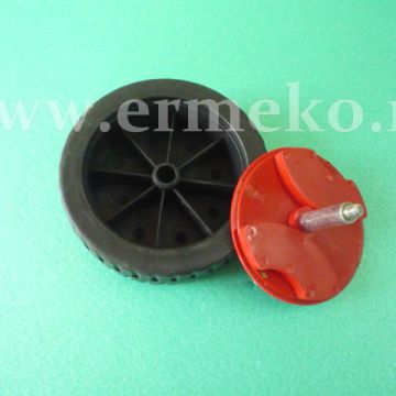 Roata pentru masina tuns gazon BUDGET - Ø exterior: 133mm