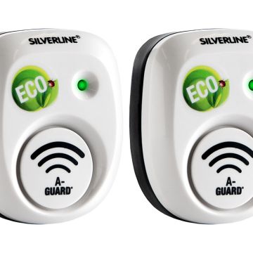 Aparat cu ultrasunete contra rozatoarelor (soareci, sobolani, etc.) - raza actiune 2X30mp