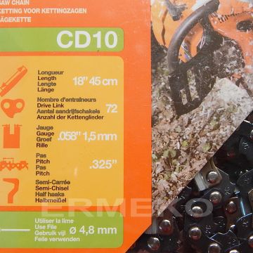 Lant 0.325"-1.5-72 eclise