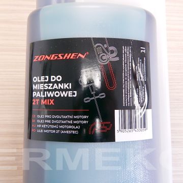 Ulei verde ZONGSHEN 1L pentru motoare in 2 timpi - JASO FC, ISO - L - EGC, API: TC