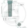 Motor LONCIN LC2P77F - 17 CP - ax: Ø 25,40mm - lungime ax: 80mm