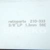 Sina ( lama ) motoferastrau Ratioparts 40 cm - 3/8''LP - 1.3 mm