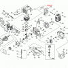 Garnitura toba esapament motocoasa ALKO FRS45/35 , AL-KO BC4535